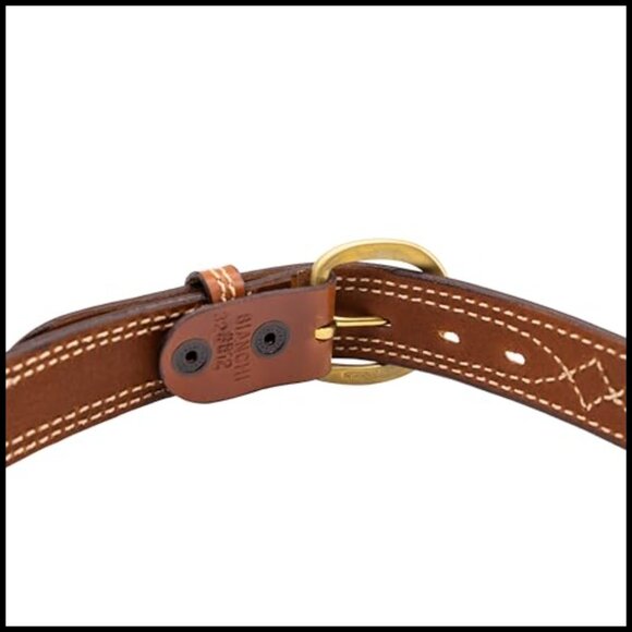 Full Grain Leather Reversible Belt with Suede Lining